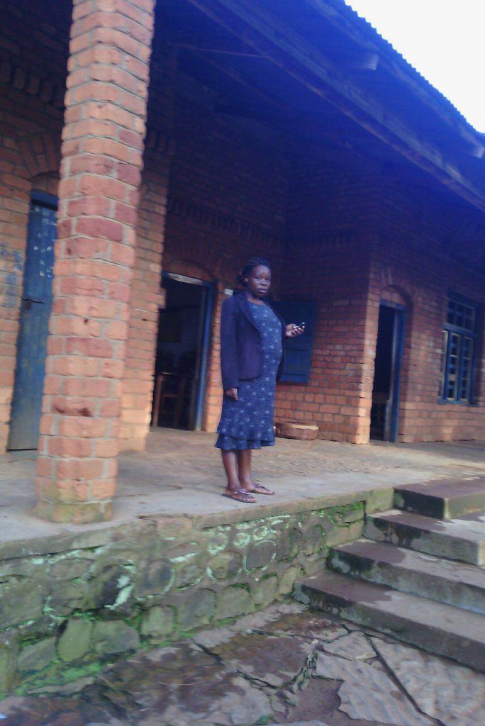 A Teacher at Kagondo 'B' Primary School